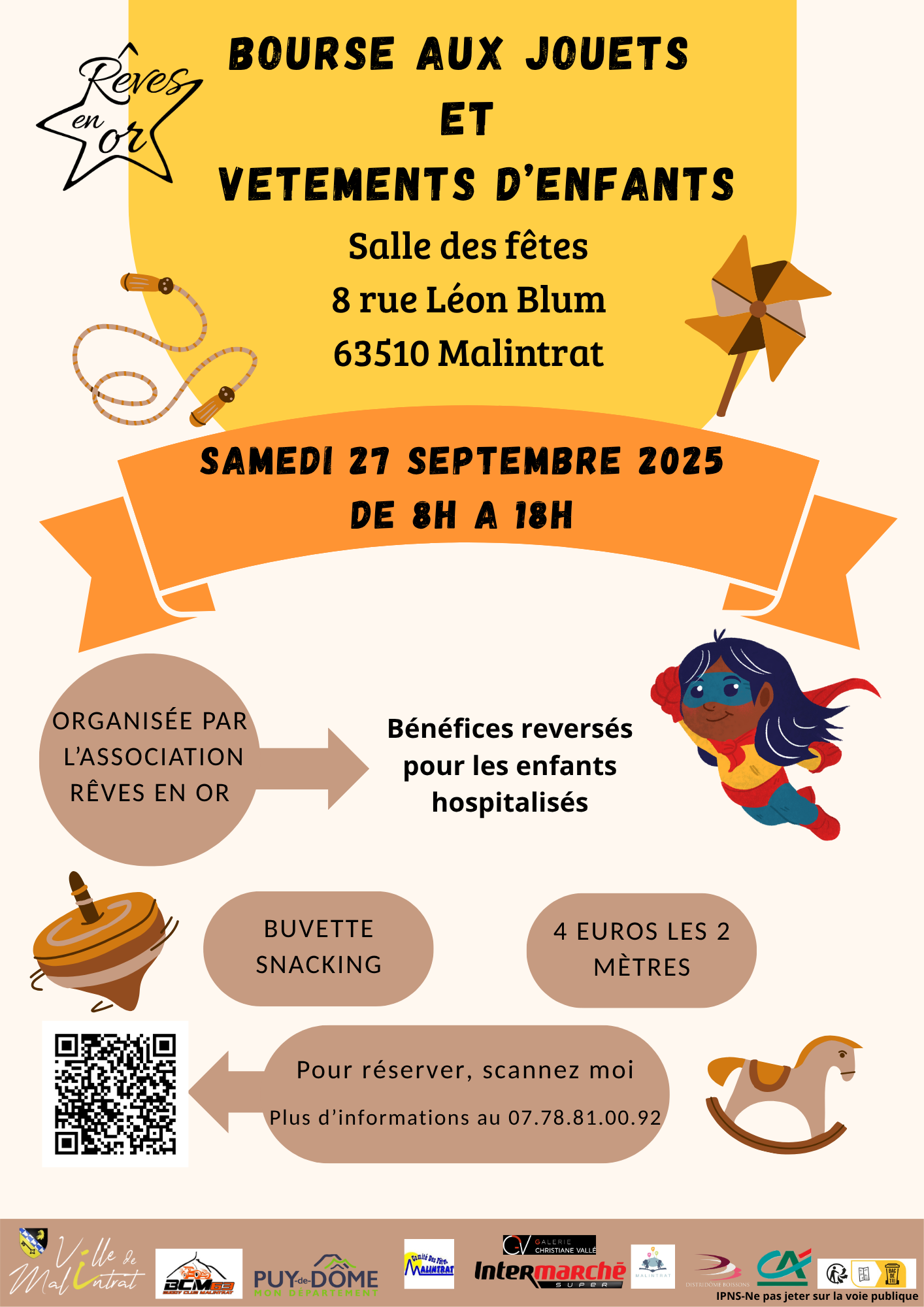 bourse aux jouets et vêtements